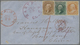 Br Hongkong - Besonderheiten: 1861, USA To Kanagawa/Japan Via HK And Forwarding Agent: 5 C. Straw, 10 C - Andere & Zonder Classificatie