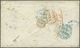 Br Indien: 1850 Cover From Calcutta To Brighton By Steamer "Haddington", Re-addressed On Arrival To Lea - Other & Unclassified