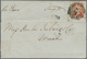 Br Indien: 1854, QV 4 A Red, Wide Margins All Around Tied By Octagonal Cancel On Folded Envelope (left - Autres & Non Classés