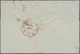 Br Indien: 1854, QV 4 A Red, Wide Margins All Around Tied By Octagonal Cancel On Folded Envelope (left - Autres & Non Classés