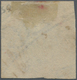 O Indien: 1854-55, Lithographed 4a. Pale Blue & Red From 4th Printing, Sheet Pos. 5, Used With Superb - Other & Unclassified