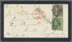 Br Indien: 1858 (1st Feb.): Mourning Cover From Mhow To England Via Marseilles Franked By 1854 2a. Gree - Andere & Zonder Classificatie