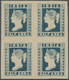 (*) Indien: 1854/1894: Lithographed ½a. Pale Blue, Die I, Part Sheet Wmk With "O" Of OFFICE, Unused, Fin - Andere & Zonder Classificatie