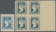 (*) Indien: 1854/1894: 5 Reprints Of 1854 ½a. Essay With Crosses In Upper Corners Including Single In Br - Andere & Zonder Classificatie