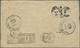 Delcampe - Br/GA Indien: 1887-1902: Four Covers And Postal Stationery Items From India To The U.S.A. And One Cover (1 - Andere & Zonder Classificatie
