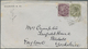 Br Indien: 1890/1896 PERFIN "K & Co.": Two Different Covers Franked With Indian/Great Britain Stamps Wi - Andere & Zonder Classificatie