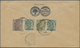 Br Indien: 1934 Destination LIECHTENSTEIN: Registered Cover Franked KGV. 9p.(x2), 1a. And 4a. From "Sri - Andere & Zonder Classificatie