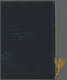 Indien: 1948 GANDHI Complete Set Overprinted "SPECIMEN", Affixed To Gold Leaves, In Black Velvet Pre - Sonstige & Ohne Zuordnung