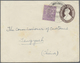 GA Indien - Used Abroad: BURMA 1925 - Mail To CHINA Via Overland GOLD & SILVER ROUTE: Indian KGV. Posta - Andere & Zonder Classificatie