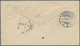 GA Indien - Used Abroad: FRENCH INDIA 1895: Indian Postal Stationery Envelope 2a6p. On 4a6p. To Germany - Other & Unclassified