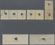 */O Indien - Besonderheiten: 1870-72 COURT FEE: Group Of Nine Court Fee Stamps, With Telegraph Stamps 4a - Other & Unclassified