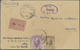 Br Indien - Feudalstaaten: MORVI 1935: Three Registered Covers From Morvi City, With Two Covers Franked - Other & Unclassified