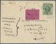GA Indien - Feudalstaaten: MORVI 1933-39: Three Different Postal Stationery Envelopes Used Registered, - Andere & Zonder Classificatie