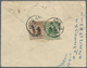 GA Indien - Feudalstaaten: MORVI 1933-39: Three Different Postal Stationery Envelopes Used Registered, - Other & Unclassified