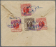 Delcampe - GA Indien - Feudalstaaten: MORVI 1933-39: Three Different Postal Stationery Envelopes Used Registered, - Andere & Zonder Classificatie