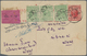 GA Indien - Feudalstaaten: Morvi 1930's: Three Different Postal Stationery Cards 3p. Carmine Or Vermili - Other & Unclassified