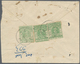 GA Indien - Feudalstaaten: MORVI 1934: Two Postal Stationery Envelopes 6p. Green (diff. Shades) Used Re - Andere & Zonder Classificatie