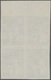(*) Indonesien - Vorläufer: 1946 (ca.), 150 Sen Blue, An Imperforated Top Margin Block-4, Unused No Gum - Indonesia