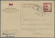 GA Indonesien - Vorläufer: 1946/47, Three Different Stationery Cards: 5 S. "Peneak" Large Size (crease) - Indonesië