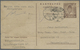 GA Indonesien - Vorläufer: 1948, Stationery Card 10 S. Brown Canc.  "NGANDJOEK 4.8.48" To Kediri, Creas - Indonesia