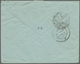 Br Iran: 1942, 10 R. Dark Brown And Ultramarine On Air Mail Cover From Abadan To India With Censor And - Iran