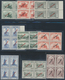 (*) Iran: 1949-54, Avicenna Printers Archival "SPECIMEN" Overprints 20 Different Blocks Of Four, Sc.#B6- - Irán