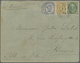 Br Japan: 1893. Envelope (small Faults) Addressed To France Bearing 'Koban' SG 113, 1s Green, SG 115, 5 - Other & Unclassified