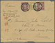 Br Japan: 1904. Envelope (faults) Addressed To France Bearing 'Koban' SG 118, 4s Bistre Mixed With 'Chr - Andere & Zonder Classificatie