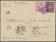 Br Japan: 1910. Envelope Addressed To France Bearing 'Chrysanthemum' SG 140, 4s Rosine And SG 142, 6s M - Other & Unclassified