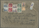 Br Japan: 1934, Red Cross Conference Set In Vertical Pairs Etc.  Total 82 Sen Affixed Tied "Kyobashi 9. - Other & Unclassified