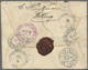 Br Japanische Post In China: 1899, 20 S. Tied "PEKING 3.5.16 I.J.P.O." To Registered Cover Via "KOBE2 8 - 1943-45 Shanghai & Nanjing