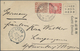Delcampe - Japanische Post In China: 1902, UPU-jubilee Official Ppc Complete Set Of 6 All Different, Franked W. - 1943-45 Shanghai & Nanjing