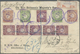 Br Japanische Post In China: 1903. Registered Official Mail Envelope (tear At Top) From The 'H.R.M. Off - 1943-45 Shanghai & Nanking