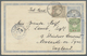 GA Japanische Post In China: 1905. Japan Postal Stationery Card 1½ S Blue Sent By 'German 1st East Asia - 1943-45 Shanghai & Nanjing