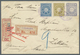 GA Japan - Ganzsachen: 1900, Stationery Envelope Kiku 3 Sen Small Size Uprated Kiku 8 Sen, 10 Sen Canc. - Postkaarten