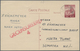 GA Japan - Ganzsachen: 1940, UPU Card Castle 10 S. Canc. "Nara 16.9.18" (Sept. 18, 1941) To Civilian In - Postkaarten