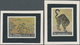 (*) Jemen - Königreich: 1967, Asian Paintings Seven Different Imperforate PROOFS Affixed To Black And Wh - Yemen