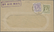 Br Jordanien: 1953, Ottoman Bank Commercial Window Cover Bearing On Front 10 F. And 15 F. And On Revers - Jordan