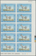 Delcampe - ** Jordanien: 1967, Animals, Imperforate, Complete Set Of Six Values As Marginal Plate Blocks Of Ten, U - Giordania