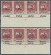 ** Jordanien - Steuermarken: 1953, Compulsory Surtax Stamp 5f. Lilac In Three Horiz. Strips/4 From Lowe - Jordanië