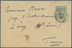 GA Kambodscha: 1898. French Indo-China Postal Stationery Envelope 5c Green Cancelled By Pnompenh/Cambod - Cambodja