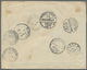 Br/ Kambodscha: 1922. Registered Envelope Addressed To The 'Bank Of Indo-China, Haiphong' Bearing Brazil - Cambodia