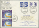 Br Kasachstan: 1992, Joint Space Flight Russia - Germany 12 K. Deep Lilac-ultramarine, Horizontal Pair - Kazachstan