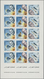 ** Katar / Qatar: 1966, Space Research Imperforate, Two Complete Sheets, Unmounted Mint. - Qatar