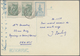 /Br Korea-Nord: 1958/64, Ppc (2) And Cover (1) To France, England And East Germany. - Korea, North