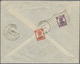 Br Kuwait: KUWAIT, 1947. Air Mail Envelope Addressed To Lndia Bearing SG 53, ½a Purple And SG 57, 2a Ve - Koeweit