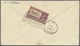 Br Kuwait: 1947. Envelope (small Faults) To Glasgow Bearing SG 63, 14a Purple Tied By Kuwait Roller, En - Koeweit