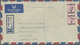 Br Kuwait: 1953. Registered Air Mail Envelope Addressed To Bardez Goa, Portuguese India Bearing SG 70, - Koeweit