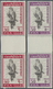 ** Kuwait: 1965. Complete FALCON Set (8 Values) In Vertical Gutter Pairs. Mint, NH. (Mi #285/92) - Kuwait