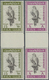 Delcampe - ** Kuwait: 1965. Complete FALCON Set (8 Values) In Vertical Gutter Pairs. Mint, NH. (Mi #285/92) - Kuwait